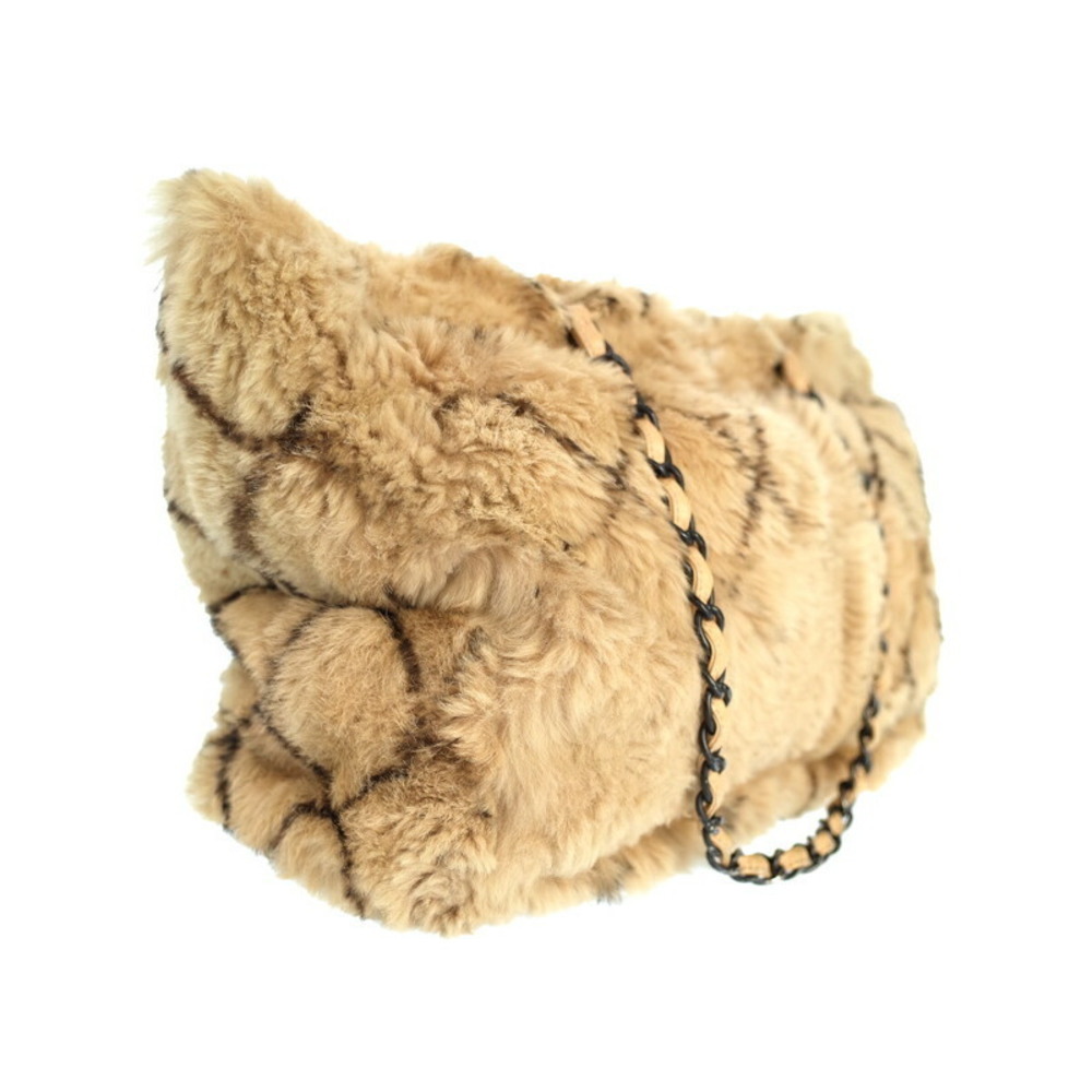 Chanel Tote Chain Fur Bag